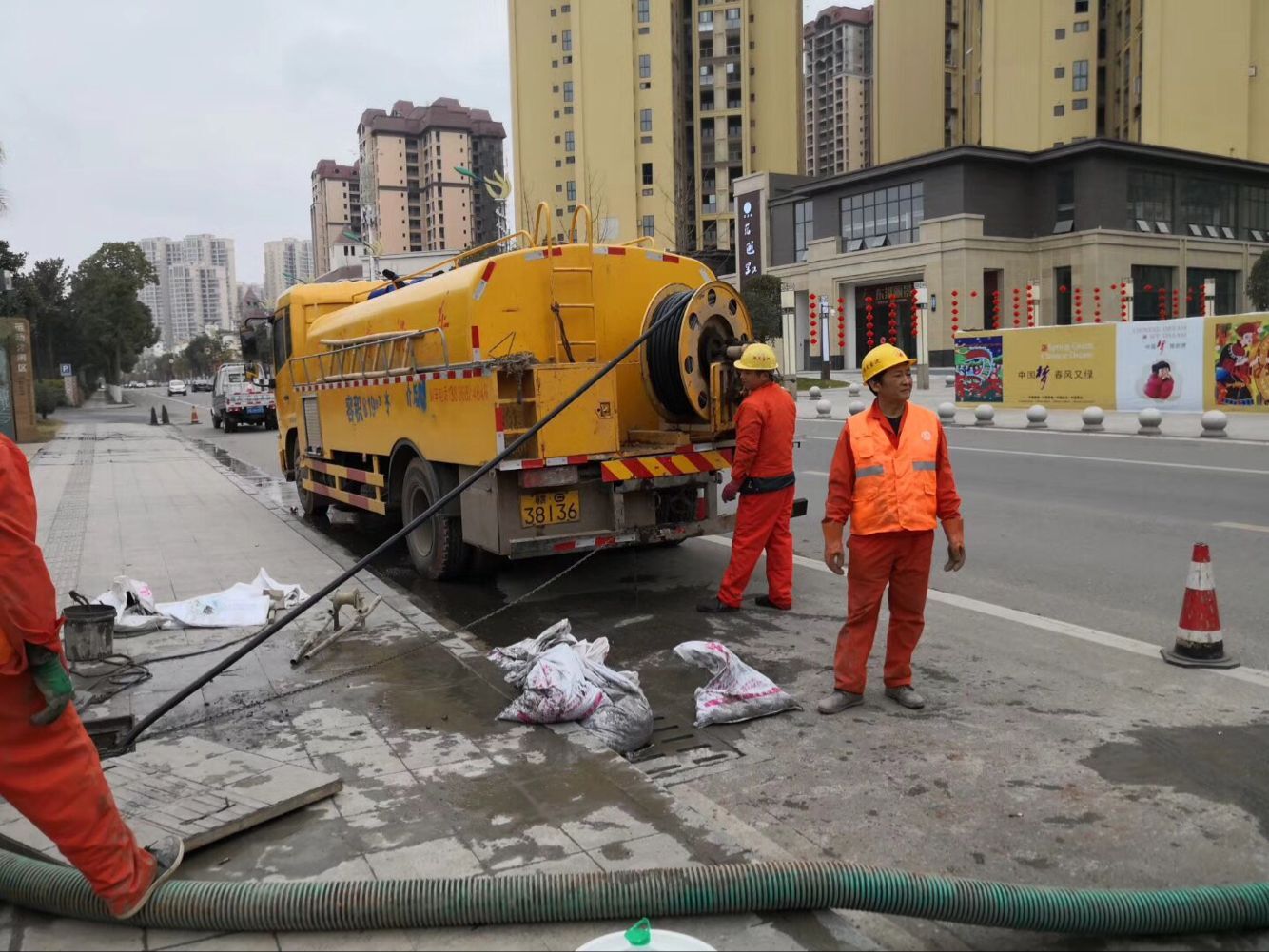 团风排污管道清淤-管道清洗
